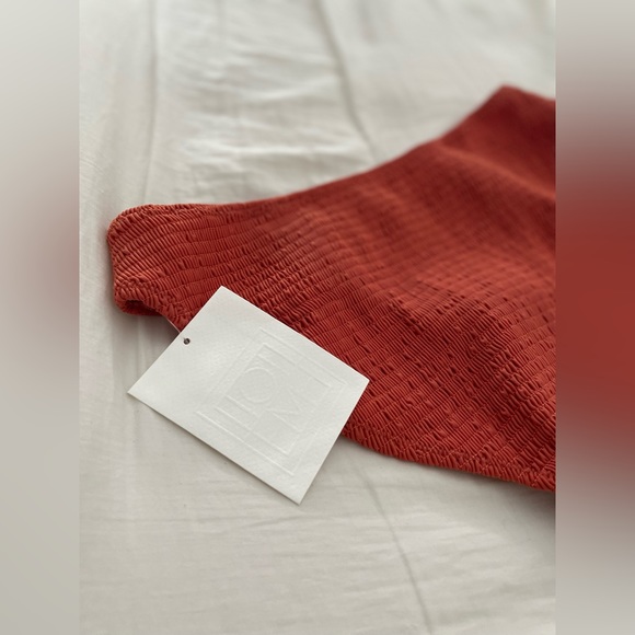 totême 🔥brand new  SMOCKED  BIKINI BOTTOMS
BURNT ORANGE - Picture 3 of 6